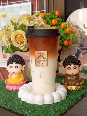 ชาไทยนมสดมะพร้าวน้ำหอม (Coconut Milk Thai Tea)